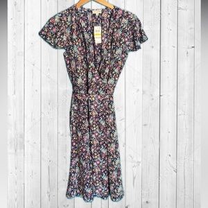 Maison Jules Floral Wrap Dress
